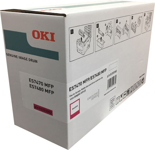 OKI 01333302 Γνήσιο Drum Laser Εκτυπωτή Ματζέντα 30000 Σελίδων 01333302