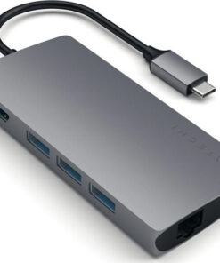 Satechi USB-C Docking Station με HDMI 4K PD Ethernet Γκρι (ST-TCMA2M)