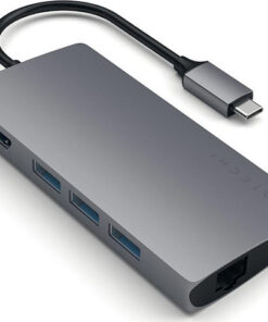 Alternative view of Satechi USB-C Docking Station με HDMI 4K PD Ethernet Γκρι (ST-TCMA2M)