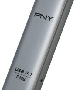 Alternative view of PNY Elite Steel 64GB USB 3.1 Stick Ασημί