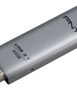 PNY Elite Steel 64GB USB 3.1 Stick Ασημί