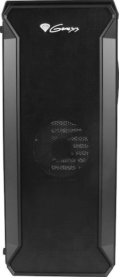 Genesis Irid 505 Midi Tower Κουτί Υπολογιστή με Πλαϊνό Παράθυρο Μαύρο - Image 2