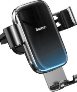 Baseus Glaze Gravity Βάση Κινητού Αυτοκινήτου 4" - 6.5" με Ρυθμιζόμενα Άγκιστρα Μαύρη SUYL-LG01