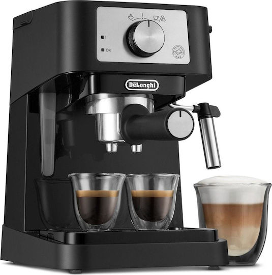 De'Longhi Stilosa Μηχανή Espresso 1100W Πίεσης 15bar Μαύρη - Image 2