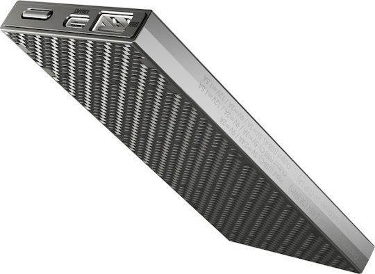 NiteCore NB10000 Power Bank 10000mAh με Θύρα USB-A και Θύρα USB-C Μαύρο