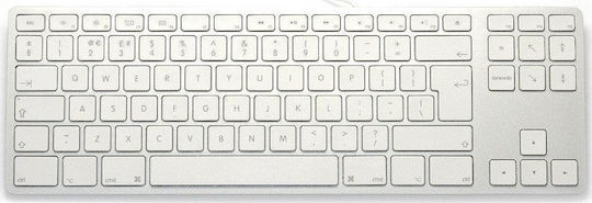 Matias Wired Aluminum Tenkeyless Keyboard for Mac Πληκτρολόγιο Αγγλικό UK Συμβατό με Mac Ασημί - Image 2