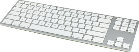 Matias Aluminum Tenkeyless Ασύρματο Bluetooth Πληκτρολόγιο Αγγλικό UK Συμβατό με Mac Ασημί - Image 2