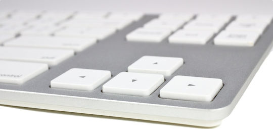 Matias Aluminum Tenkeyless Ασύρματο Bluetooth Πληκτρολόγιο Αγγλικό UK Συμβατό με Mac Ασημί - Image 4