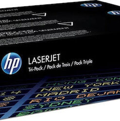 Alternative view of HP 128A Γνήσιο Multipack Toner Laser Εκτυπωτή Κίτρινο/Κυανό/Ματζέντα 3τμχ CF371AM
