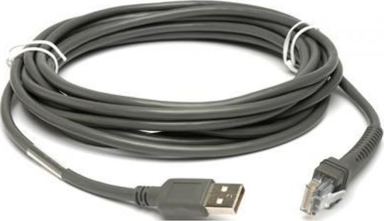 Datalogic USB 2.0 Cable USB-A male - RJ45 Γκρι 2m (90A052065) - Image 2