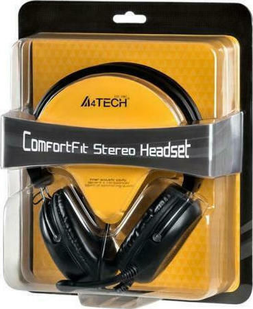 A4Tech HU-35 Over Ear Multimedia Ακουστικά με μικροφωνο και σύνδεση USB-A - Image 4
