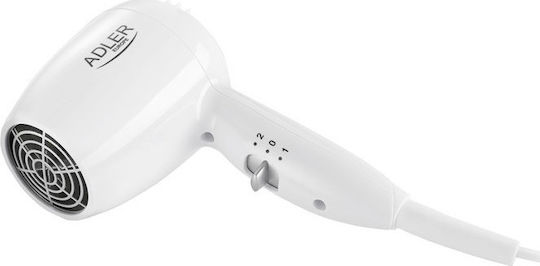 Adler AD-2252 Σεσουάρ Ξενοδοχείου Λευκό 1.6kW με Σπειροειδές Καλώδιο έως 160εκ. AD 2252 - Image 3