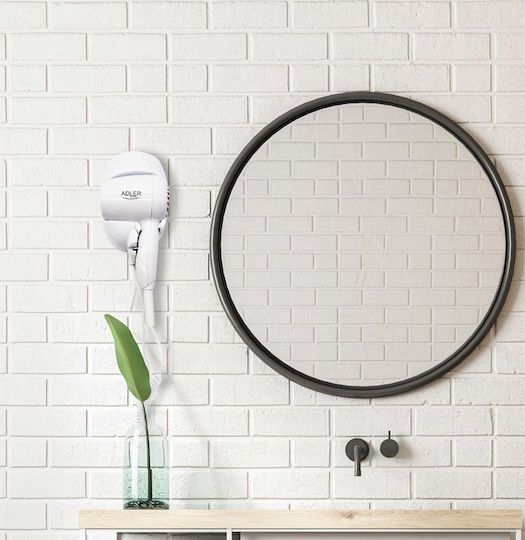 Adler AD-2252 Σεσουάρ Ξενοδοχείου Λευκό 1.6kW με Σπειροειδές Καλώδιο έως 160εκ. AD 2252 - Image 4