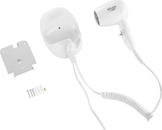 Adler AD-2252 Σεσουάρ Ξενοδοχείου Λευκό 1.6kW με Σπειροειδές Καλώδιο έως 160εκ. AD 2252 - Image 7