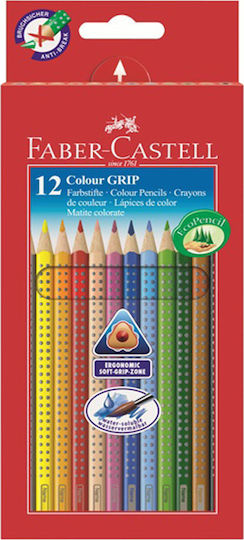 Faber-Castell Grip Ξυλομπογιές Σετ 12 χρώματα 124122 - Image 2