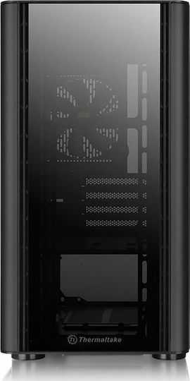 Thermaltake V150 Tempered Glass Micro Chassis Gaming Micro Tower Κουτί Υπολογιστή με Πλαϊνό Παράθυρο Μαύρο - Image 2