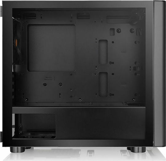 Thermaltake V150 Tempered Glass Micro Chassis Gaming Micro Tower Κουτί Υπολογιστή με Πλαϊνό Παράθυρο Μαύρο - Image 3