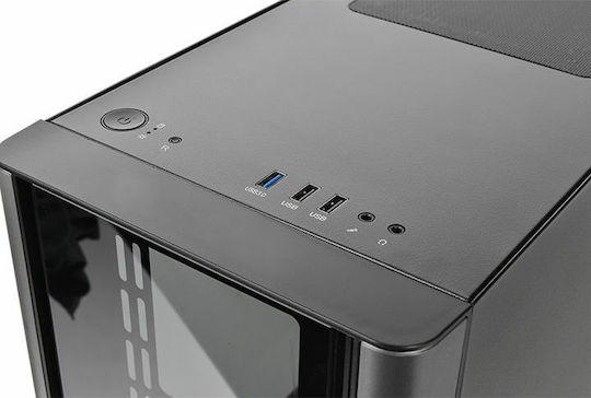 Thermaltake V150 Tempered Glass Micro Chassis Gaming Micro Tower Κουτί Υπολογιστή με Πλαϊνό Παράθυρο Μαύρο - Image 5