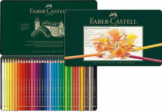 Faber-Castell Polychromos Ξυλομπογιές Σετ 36 χρώματα 110036 - Image 2