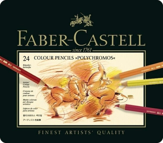 Faber-Castell Polychromos Ξυλομπογιές Σετ 24 χρώματα 110024