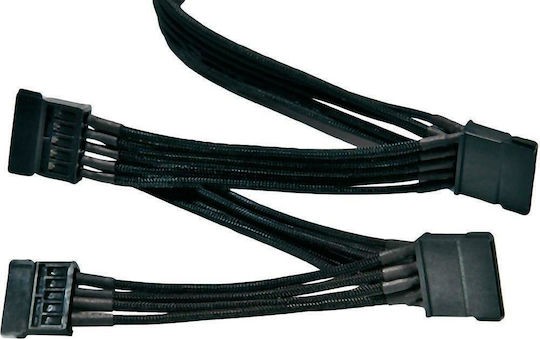 Be Quiet CS-3640 7-Pin SATA III - 4x 7-Pin SATA III Angle (90°) Cable 0.6m (BC023) - Image 2