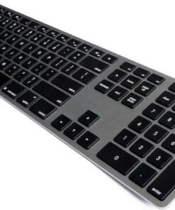 Alternative view of Matias Wired RGB Backlit Aluminum Keyboard for Mac Πληκτρολόγιο Αγγλικό UK Συμβατό με Mac Γκρι