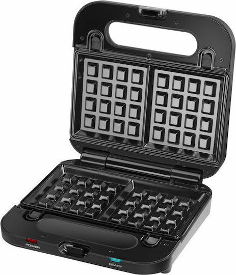 Amica SMK4011 Τοστιέρα με Αποσπώμενες Πλάκες για 2 Τοστ 750W Μαύρη - Image 3