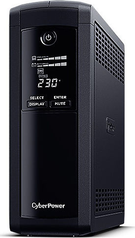 CyberPower VP1200EILCD UPS Line-Interactive 1200VA 720W με 8 IEC Πρίζες