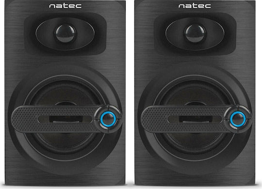 Natec Cougar Ηχεία Υπολογιστή 2.0 με Ισχύ 6W Μαύρα - Image 2