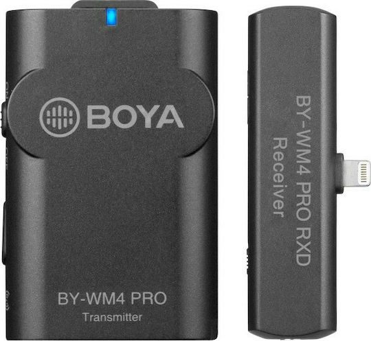 Boya BY-WM4 Pro K3 Σετ Ασύρματο Δυναμικό Μικρόφωνο Πέτου, Clip On, Ζώνης Δημοσιογραφικό - Image 2