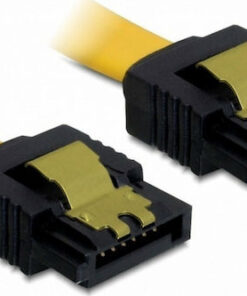 DeLock 7-Pin SATA II - 7-Pin SATA II Cable 50cm Κίτρινο (82477)