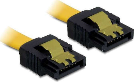 DeLock 7-Pin SATA II - 7-Pin SATA II Cable 50cm Κίτρινο (82477) - Image 2