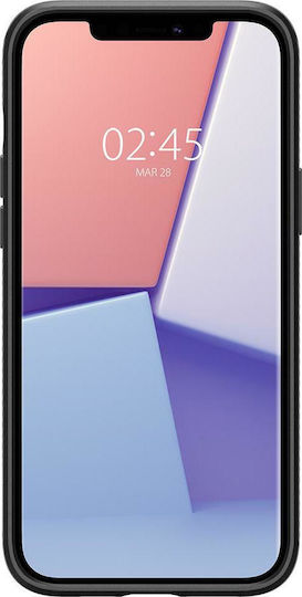 Spigen Liquid Air Back Cover Σιλικόνης Μαύρο (iPhone 12 / 12 Pro) ACS01701 - Image 8