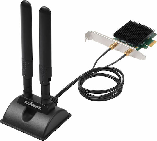 Edimax Ασύρματη Κάρτα Δικτύου Wi‑Fi 6 (3000Mbps) PCI-e EW-7833AXP - Image 4