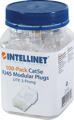 Intellinet Βύσμα RJ-45 male Cat5e 100τμχ (502399) - Image 2