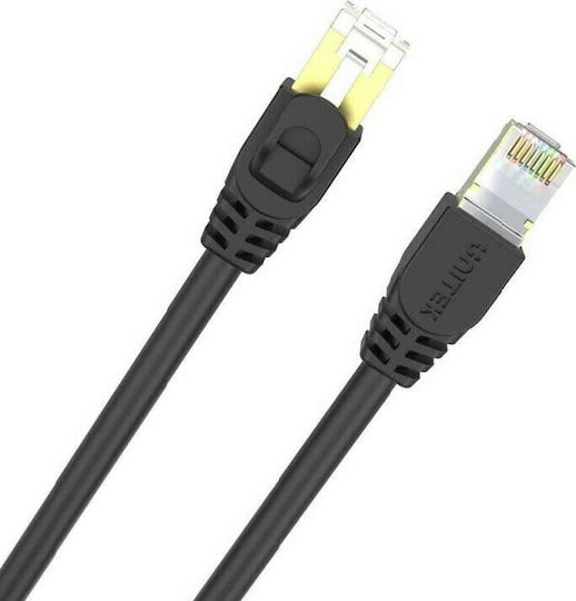 Unitek S/FTP Cat.7 Καλώδιο Δικτύου Ethernet 2m Μαύρο 1τμχ C1810EBK