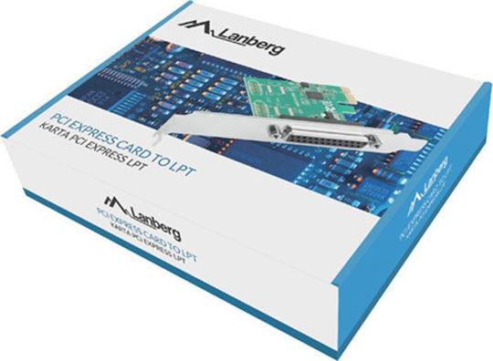 Lanberg Κάρτα PCIe σε μία θύρα DB25 Parallel (PCE-LPT-001) - Image 2
