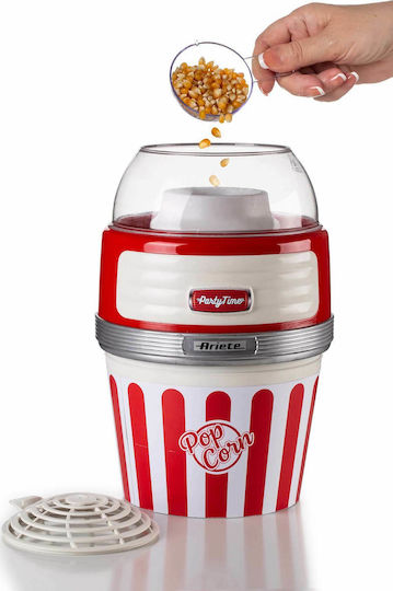 Ariete Pop Corn XL Party TIme 00C295700AR0 Μηχανή Ποπ-Κορν Ζεστού Αέρα 1100W Red - Image 2