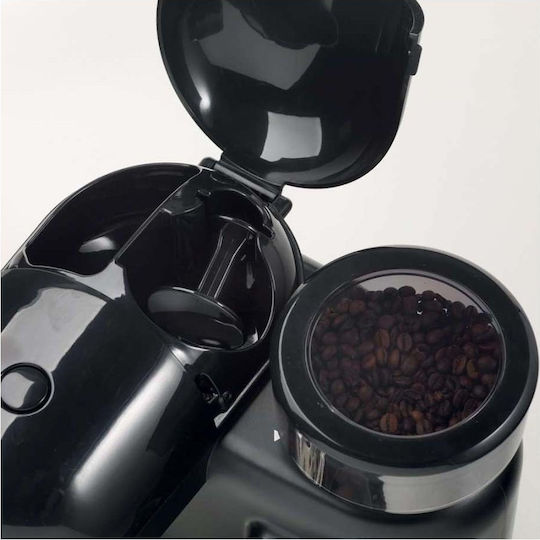 Ariete 1318/02 Αυτόματη Μηχανή Espresso 1080W Πίεσης 15bar με Μύλο Άλεσης Μαύρη - Image 8