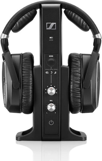 Sennheiser RS 195 Ασύρματα / Ενσύρματα Over Ear Ακουστικά με 18 ώρες Λειτουργίας Μαύρα - Image 2