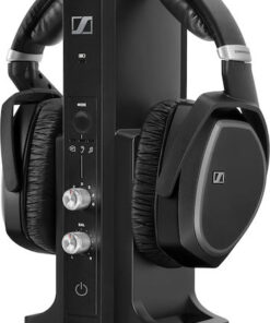 Sennheiser RS 195 Ασύρματα / Ενσύρματα Over Ear Ακουστικά με 18 ώρες Λειτουργίας Μαύρα