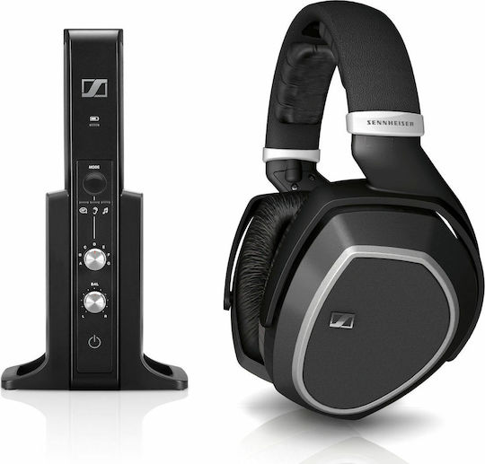 Sennheiser RS 195 Ασύρματα / Ενσύρματα Over Ear Ακουστικά με 18 ώρες Λειτουργίας Μαύρα - Image 3