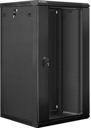 Lanberg Επιτοίχια Καμπίνα Rack 22U 60x60x108.5cm Μαύρο WF01-6622-10B