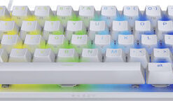 Alternative view of Razer Huntsman Mini Gaming Μηχανικό Πληκτρολόγιο 60% με Razer Clicky διακόπτες και RGB φωτισμό (Αγγλικό US) Λευκό