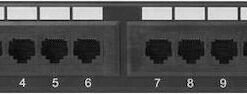 Alternative view of Lanberg Patch Panel για Rack 1U 10" 12 Θυρών Μαύρο PPU5-9012-B