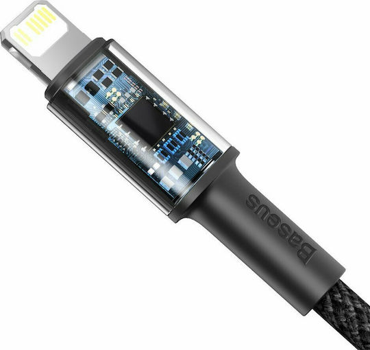 Baseus High Density Braided USB-C to Lightning Cable 20W Μαύρο 2m (CATLGD-A01) - Image 4