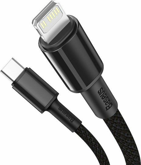 Baseus High Density Braided USB-C to Lightning Cable 20W Μαύρο 2m (CATLGD-A01) - Image 3