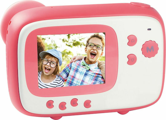 AgfaPhoto Realikids Pink Παιδική Φωτογραφική Μηχανή 12MP με Θερμική Εκτύπωση Ροζ - Image 2