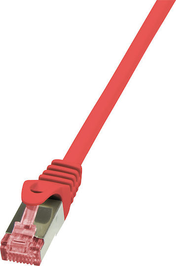 LogiLink S/FTP Cat.6 Καλώδιο Δικτύου Ethernet 2m Κόκκινο 1τμχ CQ2054S