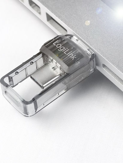 LogiLink USB-C Bluetooth 5.0 Adapter με Εμβέλεια 10m Γκρι (BT0054) - Image 4